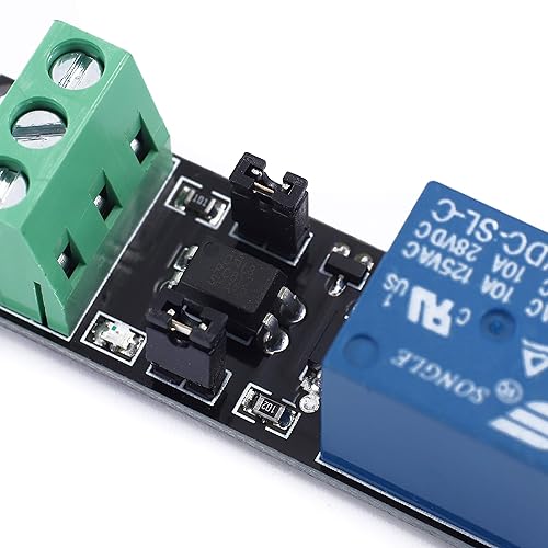 Miniatura 3 de Teyleten Robot Optoacoplador de 1 canal DC 3V3.3V Relé Módulo de controlador de alto nivel Placa de control de unidad aislada Módulo de relé de