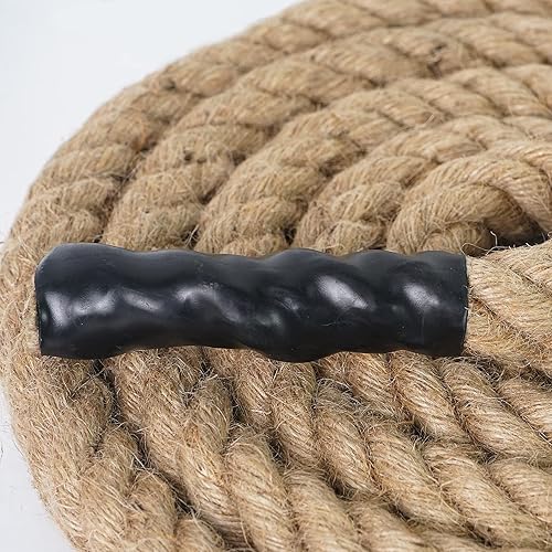 Miniatura 3 de Aoneky Cuerda de yute  Cuerda de cáñamo trenzada de 11.52 pulgadas para manualidades, escalada, anclaje, hamaca, náutico, poste rascador de gatos,