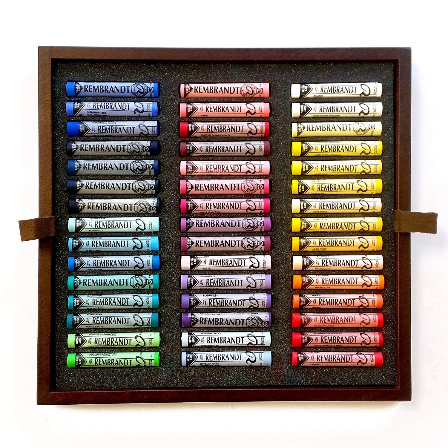 Royal Talens - Rembrandt Extra Fino Pastel Blando - Profesional Artista Calidad - Paisaje Selección de 90 IN Caja de Madera