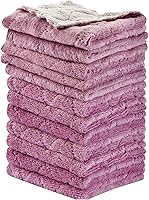 OstWony 12 Pack Super Soft Microfiber Kitchen Dish Towels - Absorbent Reusable Cleaning Cloths 10x6 Inch for Dishes, Furniture & More