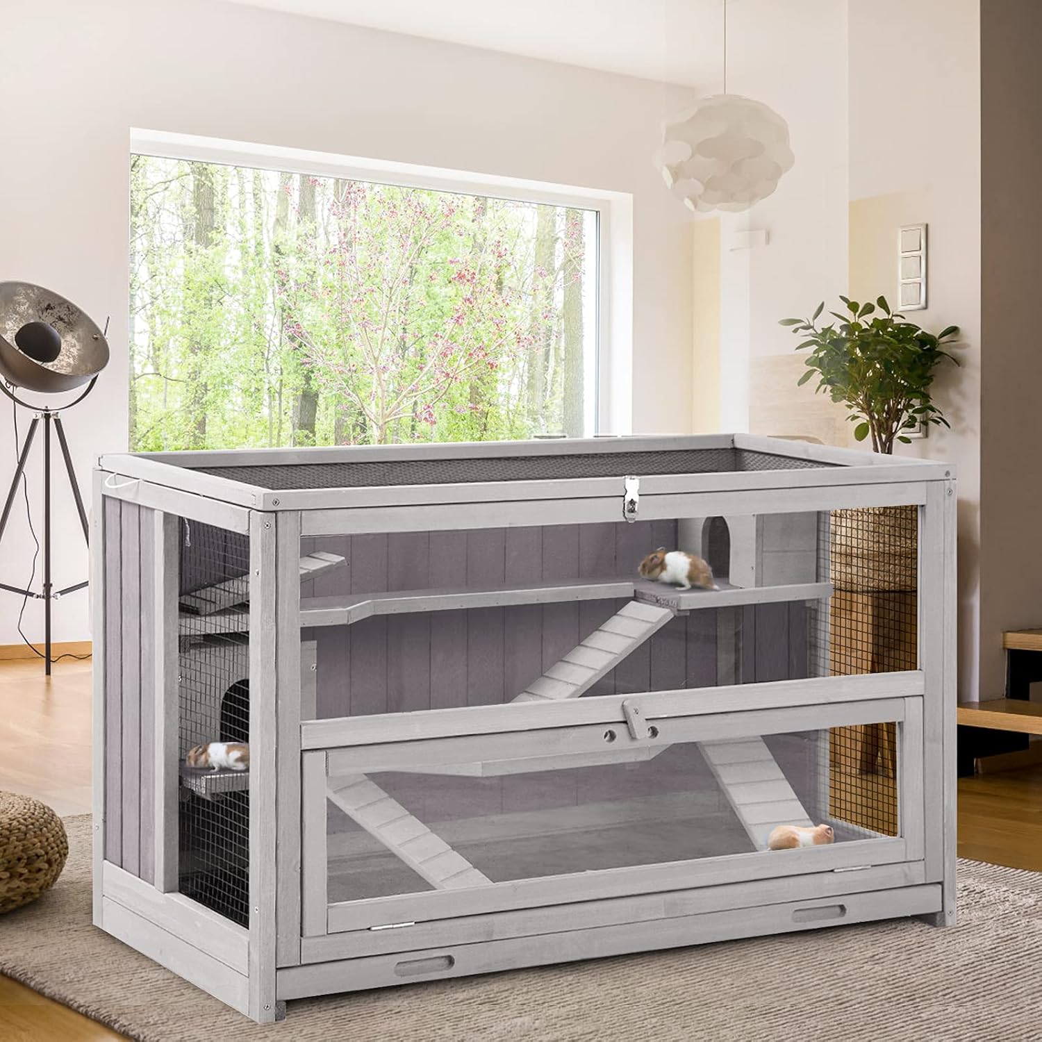 Buy Guinea Pig Cage 3 Levels Ferret Cage, Small Animal Cage Hamster