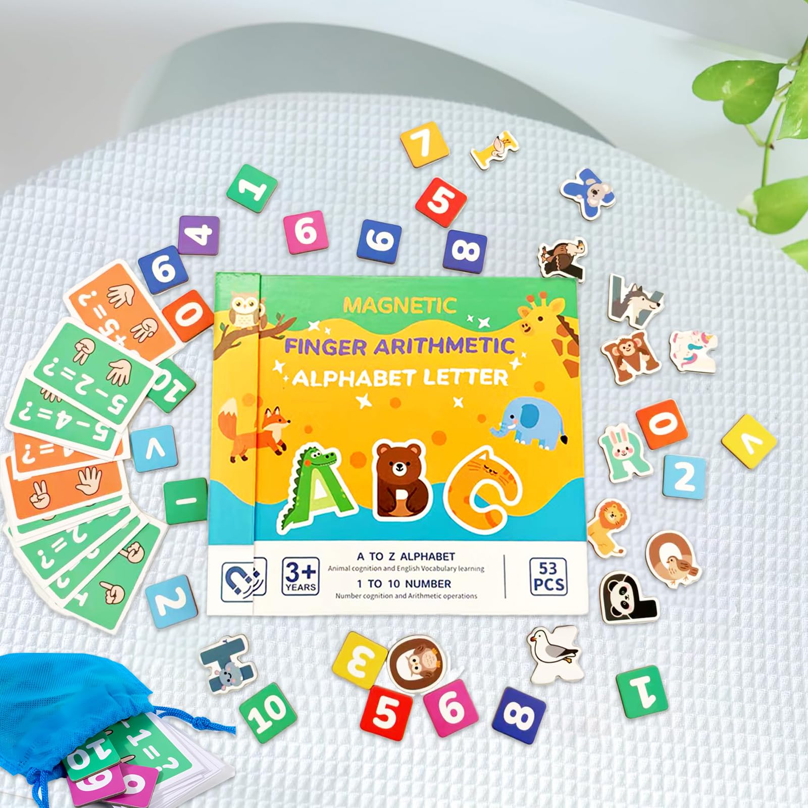 Aimant Enfant 80 Lettres Et Chiffres Magnétiques Pour Enfants - Alphabet Apprentissage Lecture - Aimants Frigo Multicolores Lettre Magnétique Pour Enfant