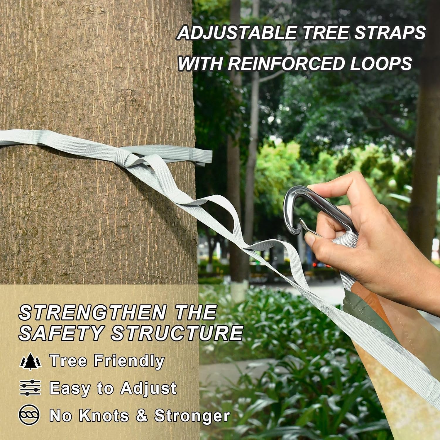 Orange Green Romantic Starry Sky Universe Hammocks for Camping with Tree Straps Hanging Hammock for Outside Beach Patio Garden