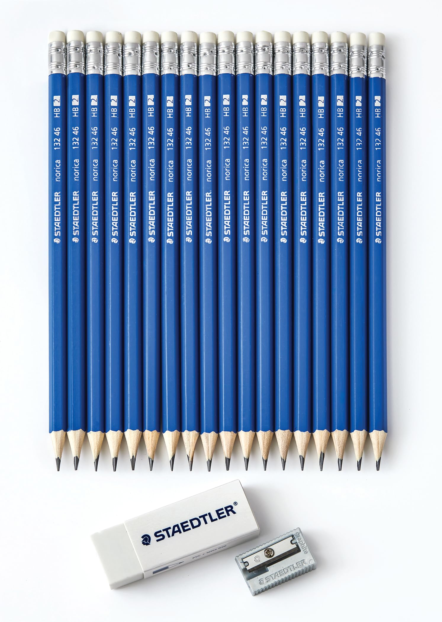 Amazon.com : STAEDTLER Norica #2 HB Wood-Cased Pencil Set: 18 Pre