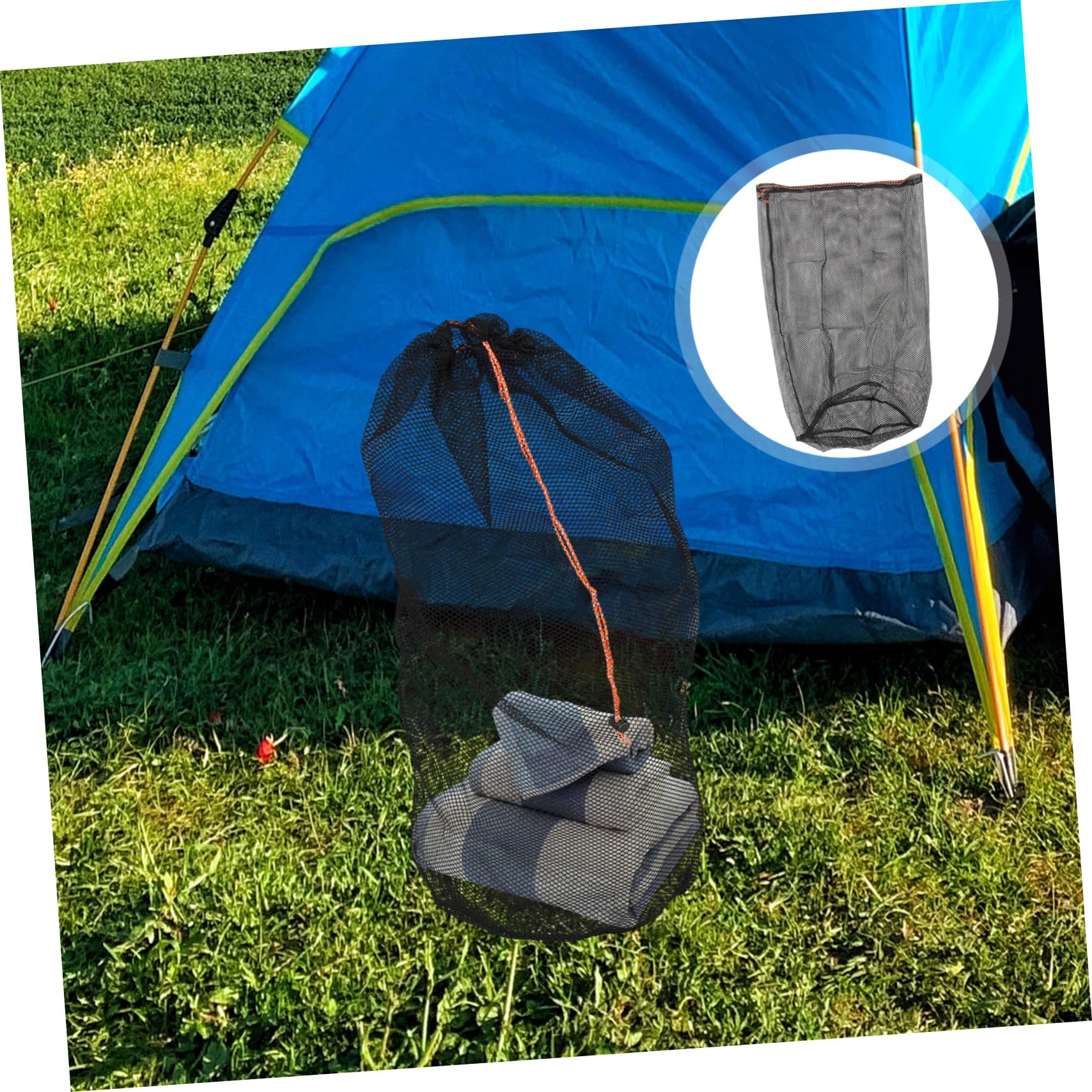 UPKOCH 3pcs Backpacking Stuff Sack Drawstring Travel Storage Bag Compression Sack for Travel