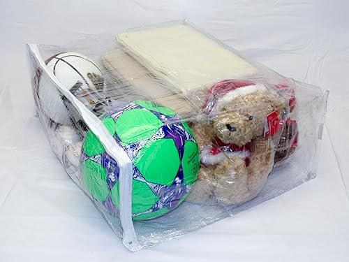 Miniatura 3 de Oreh Homewares - Bolsas de almacenamiento de vinilo con cremallera (transparente) para suéteres, mantas, consoladores, juegos de cama y mucho más!