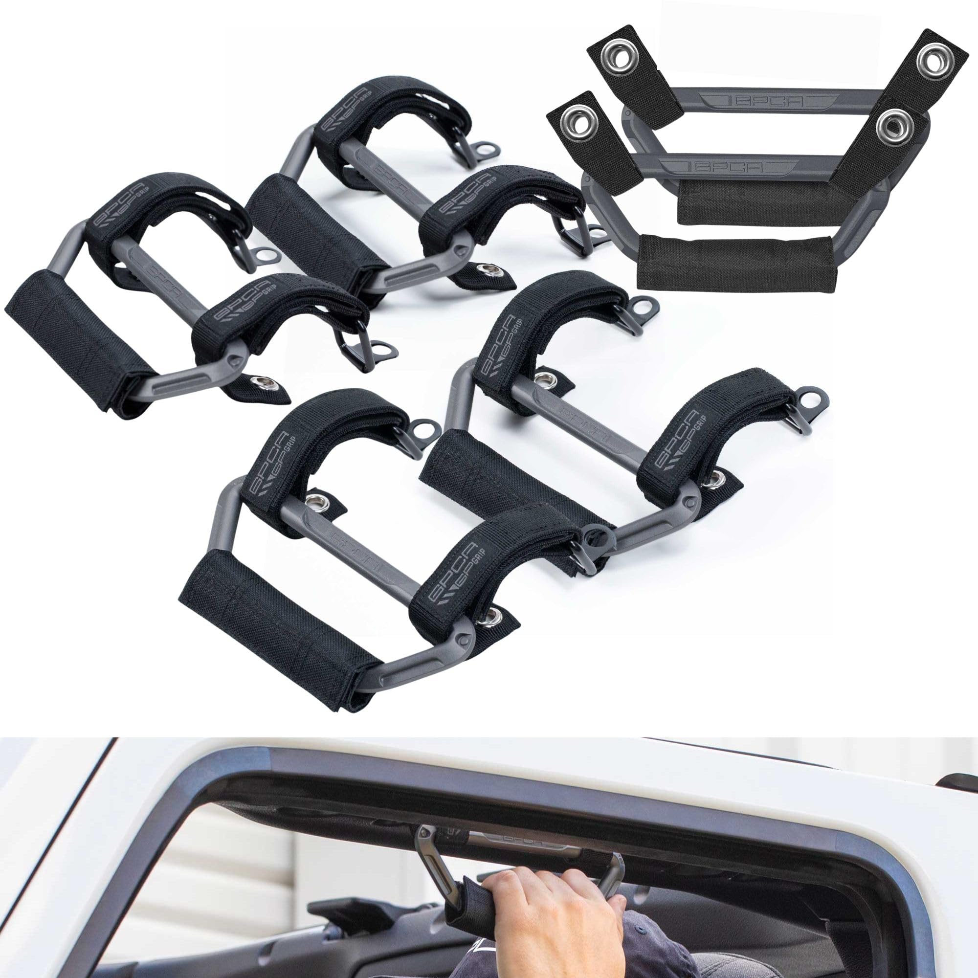 GPCA GP Grip Air Grab Handles, Jeep Wrangler JL 4xe, 2024+