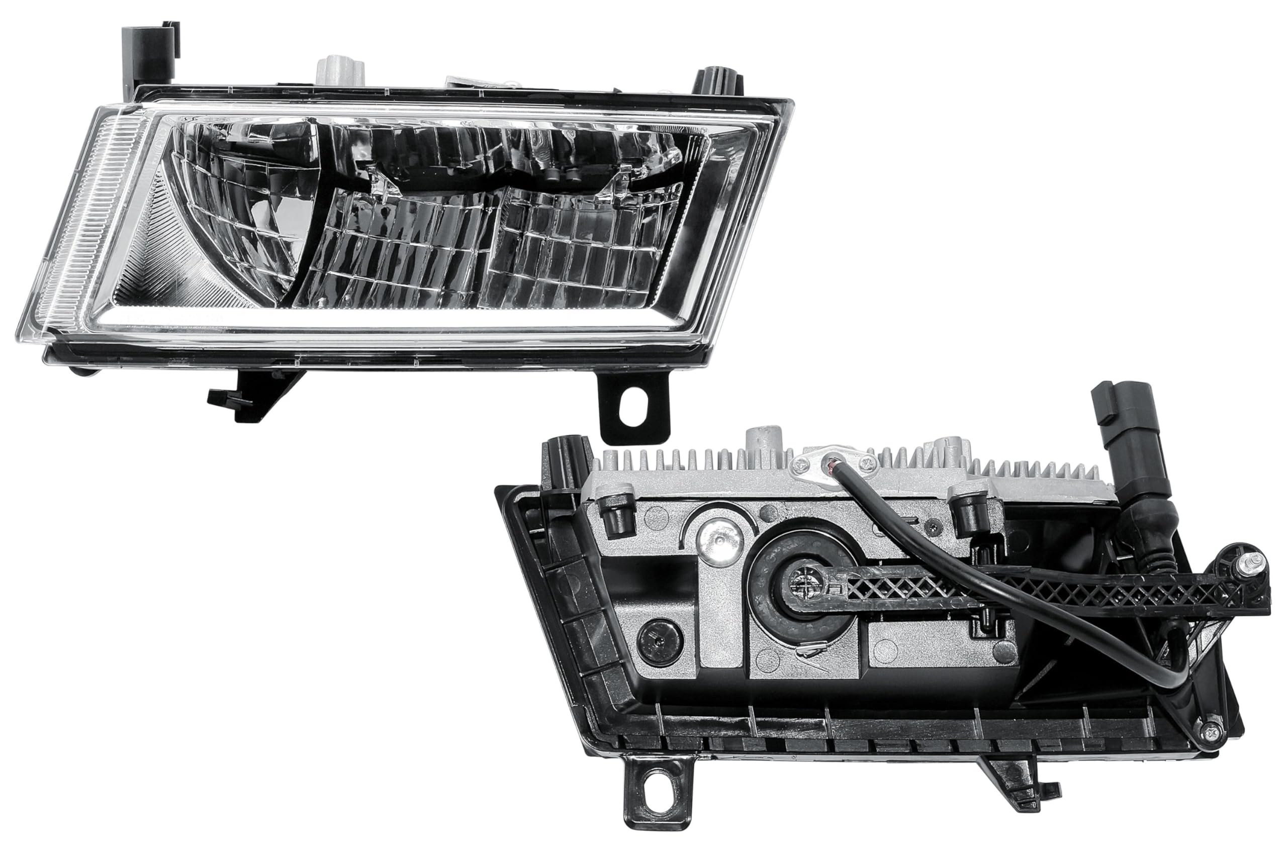 LONGLING Sostituzione Faro Antinebbia LED 24V Sinistro Lato Guidatore con Luce Curva per Camion Scania Serie P/G/R/S 2018-2023