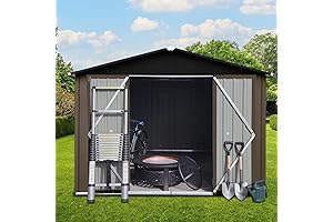 10 x 8 ft Outdoor Storage Shed: Your Durable Garden Sanctuary
