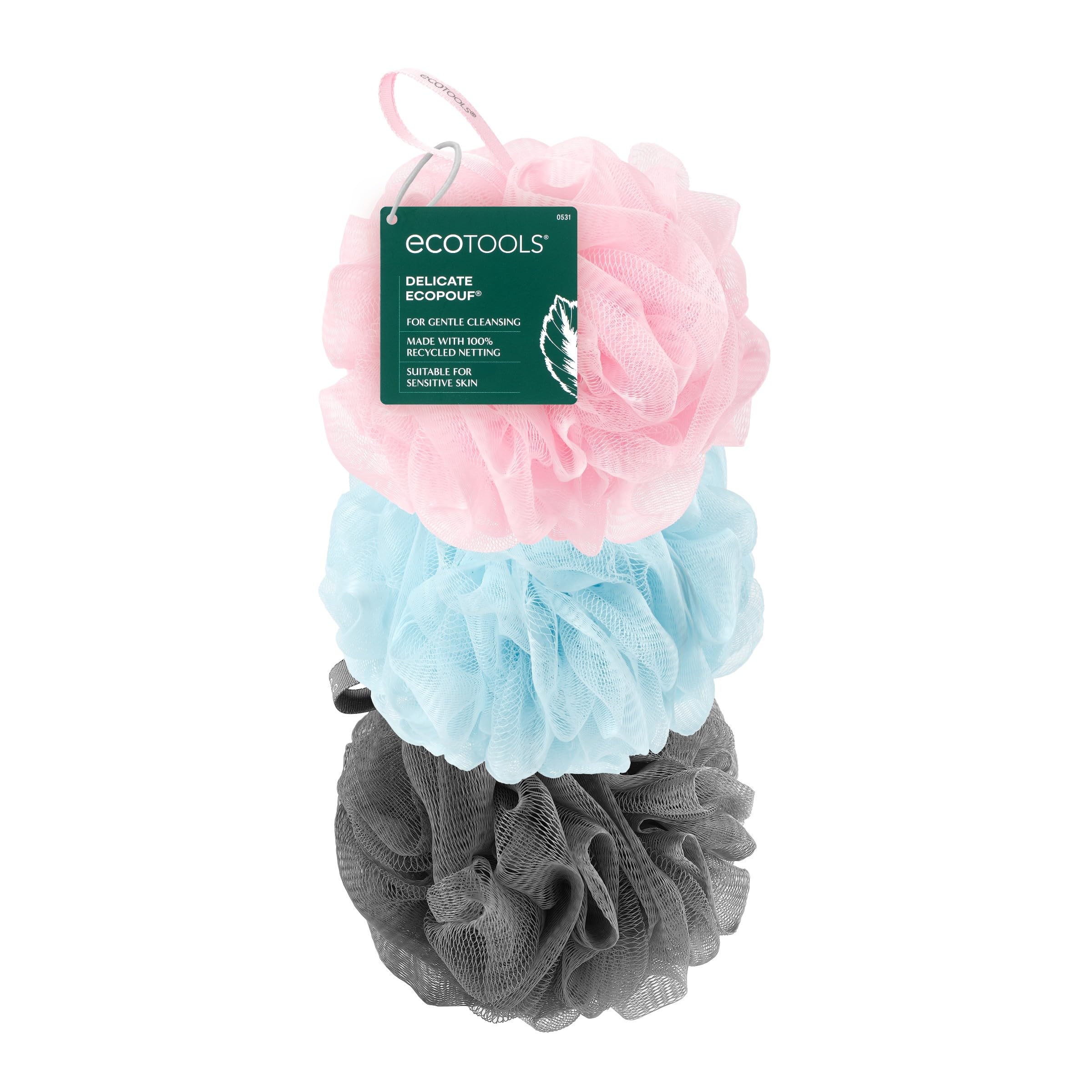 EcoPouf 3 Pack Bath Sponge Set