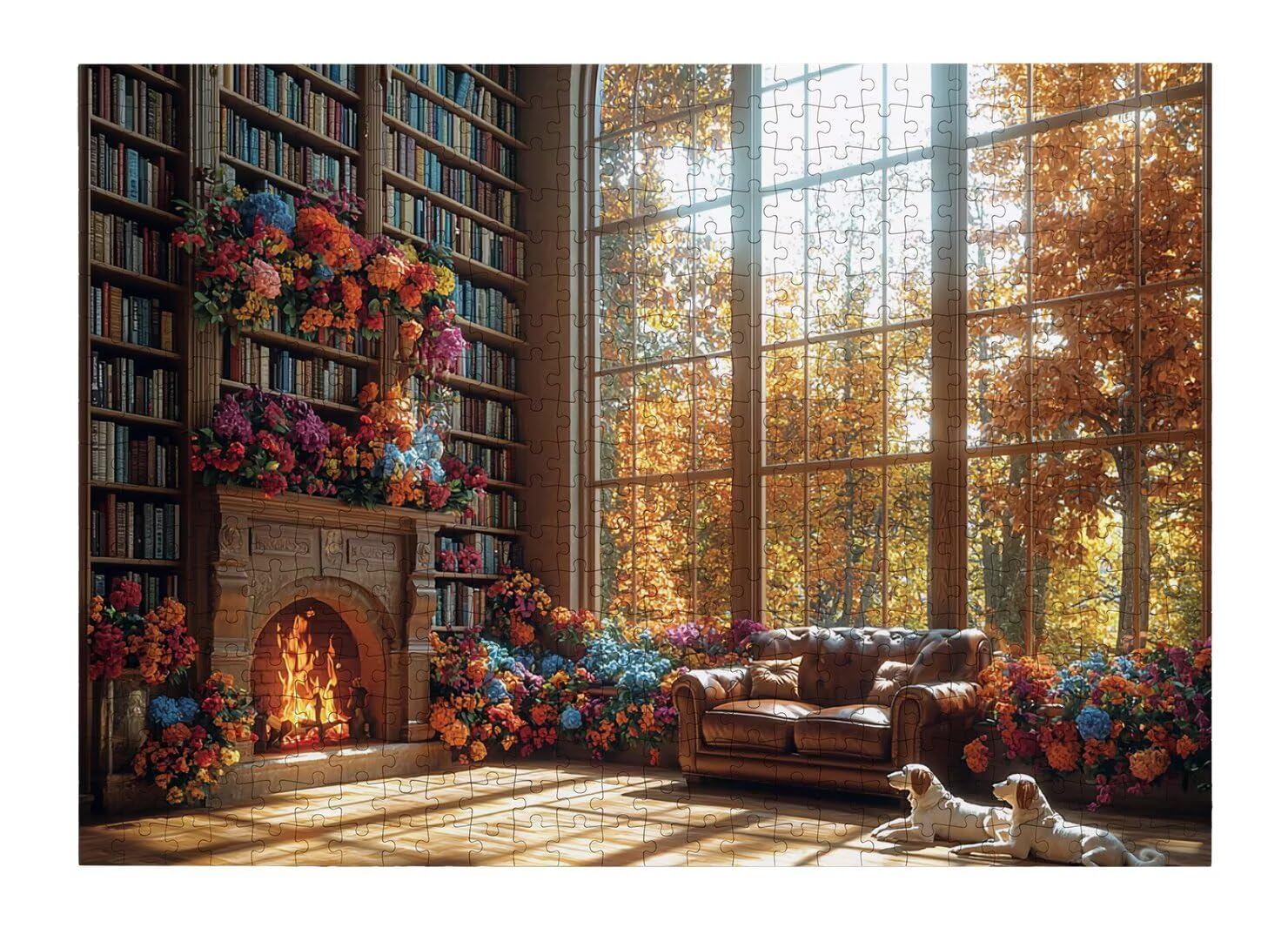 Puzzle 5000 Pieces Bibliothèque, Puzzle Classiques, 157 x 106 cm -4571