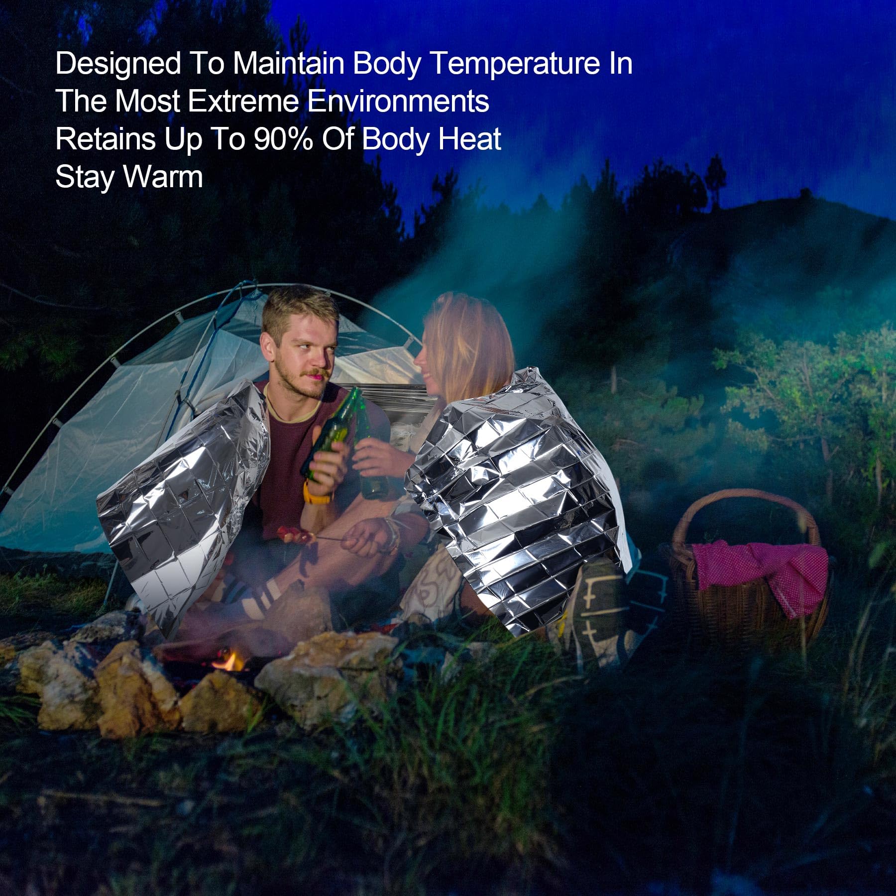 9 Pack Emergency Blankets - Survival Gear -6 9 Pack Emergency Blankets - Survival Gear -6
