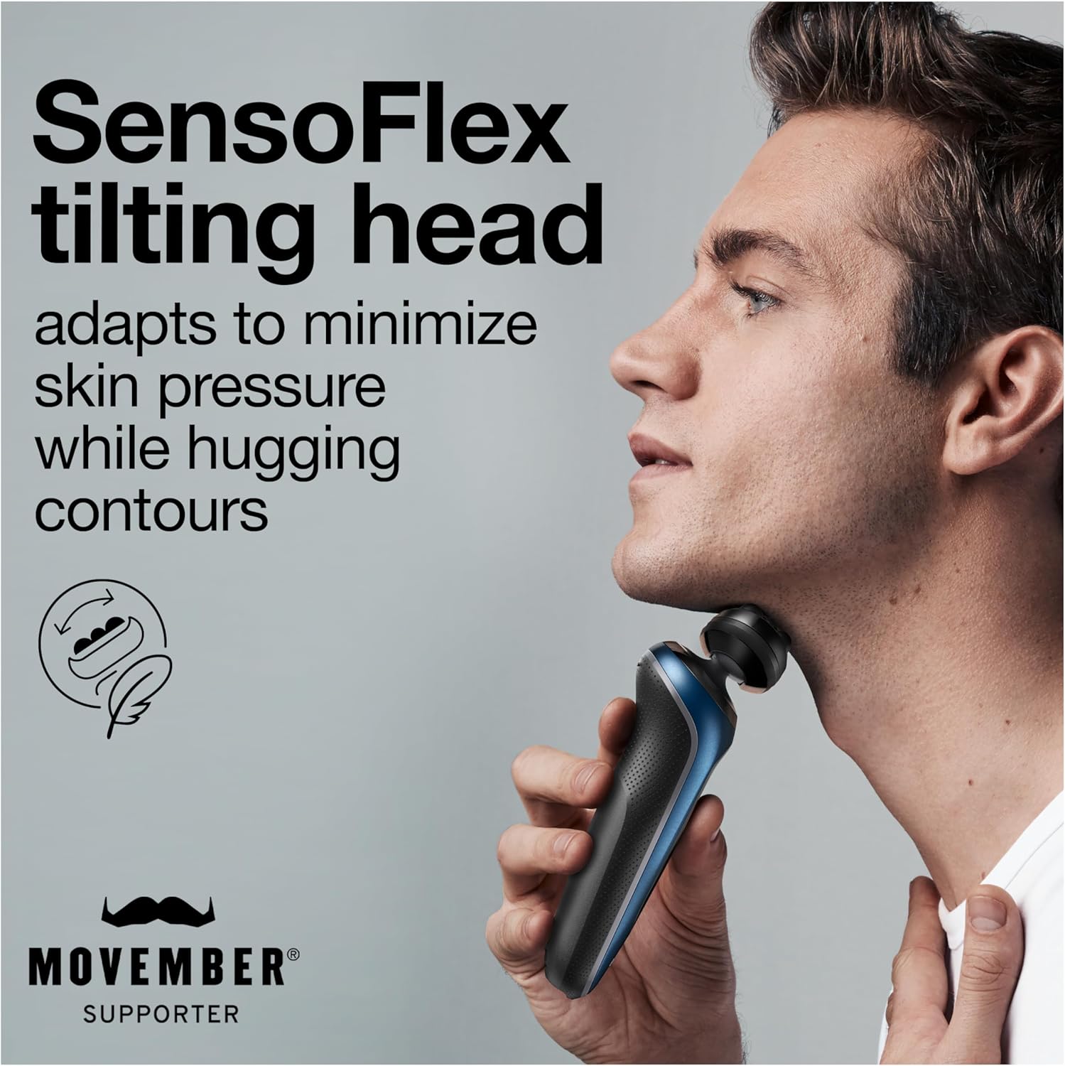 Braun Series 6 6046cs Electric Razor for Men, Wet & Dry, Electric Razor, Rechargeable, Cordless Foil Shaver with Charging Stand, Travel Case and Precision Trimmer, Black - Image 2