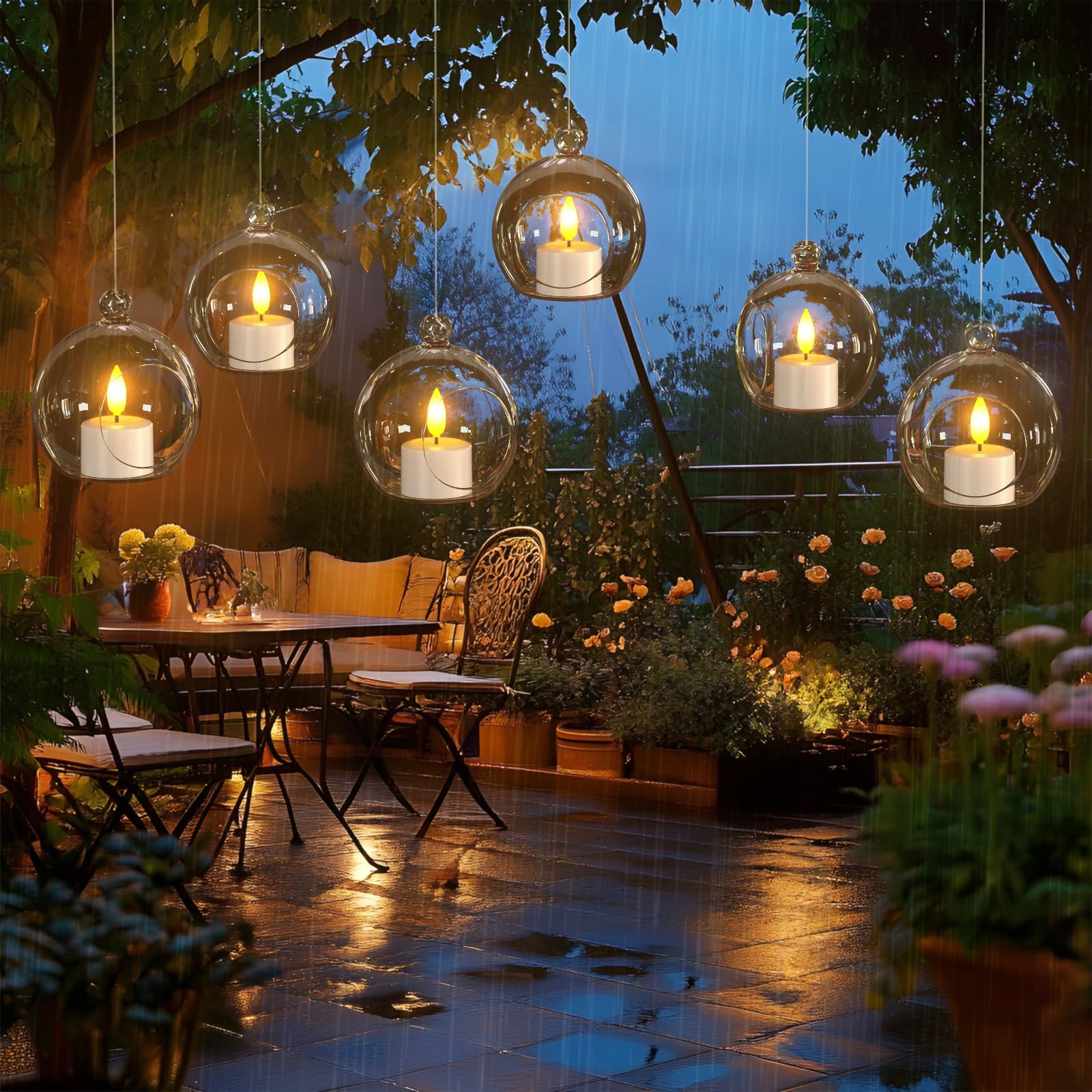 PChero Velas LED Efecto Llama, 12pcs Kit Velas de Te Luces LED con Pilas Blancas Pequeñas Velas Electricas Flotantes Decorativas para Navidad Halloween Exterior Balcon Fiesta Decoración Habitacion