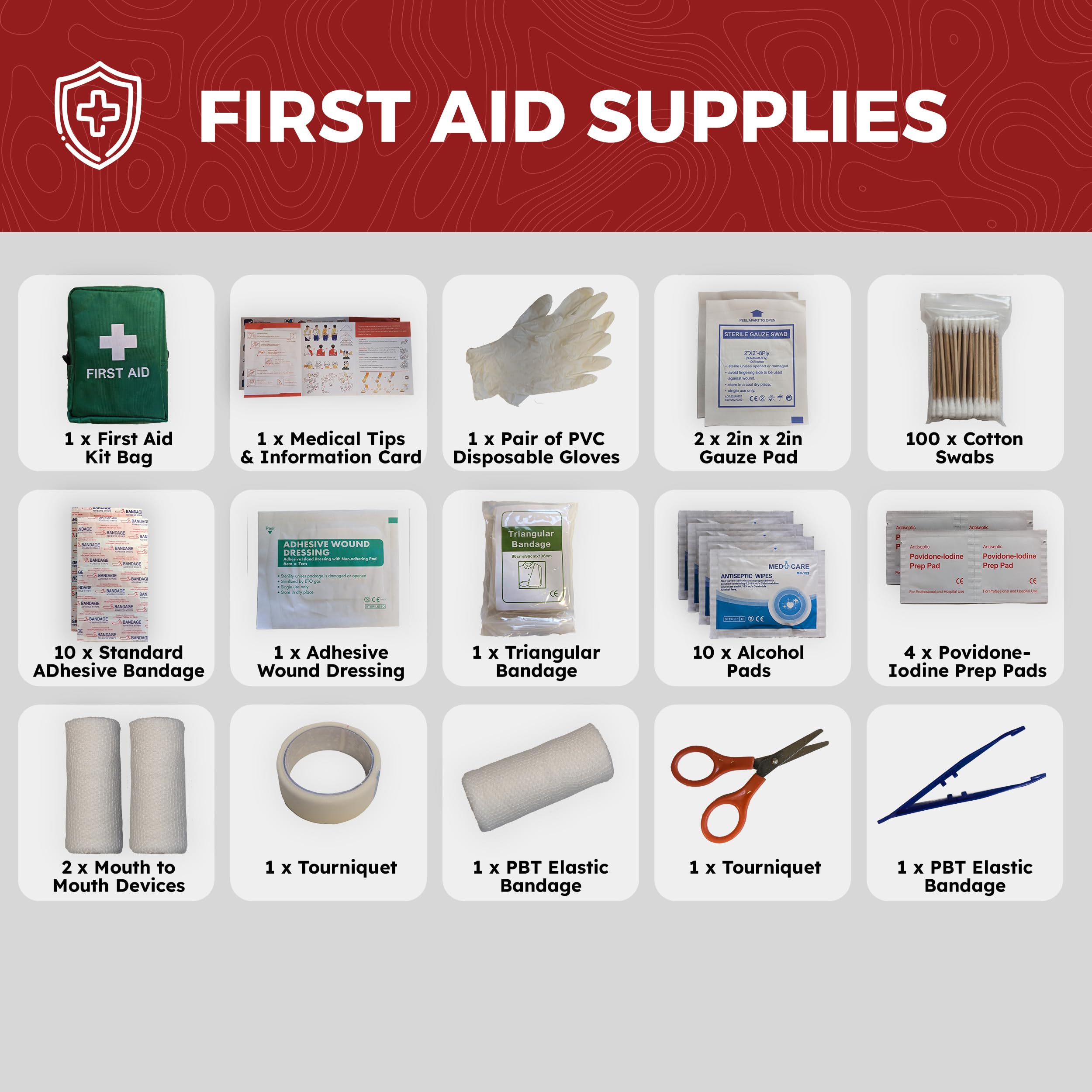 72HRS Deluxe Toilet Emergency Survival Kit - 1 Person