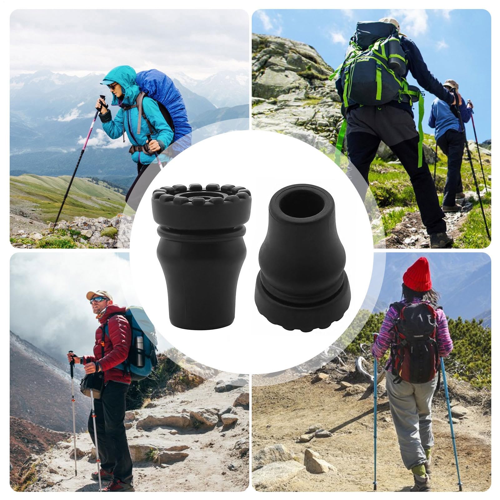 Amazon.co.jp: 交換用杖先ゴム 16/20/22MM 濡れた路面でも滑りにくい