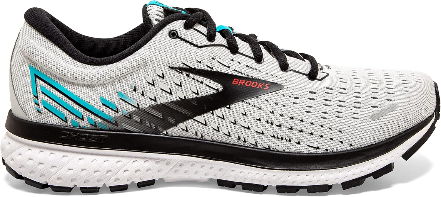 Brooks Men's Ghost 13 Neutral Running Shoe 12.5 Grey/Black/Capri