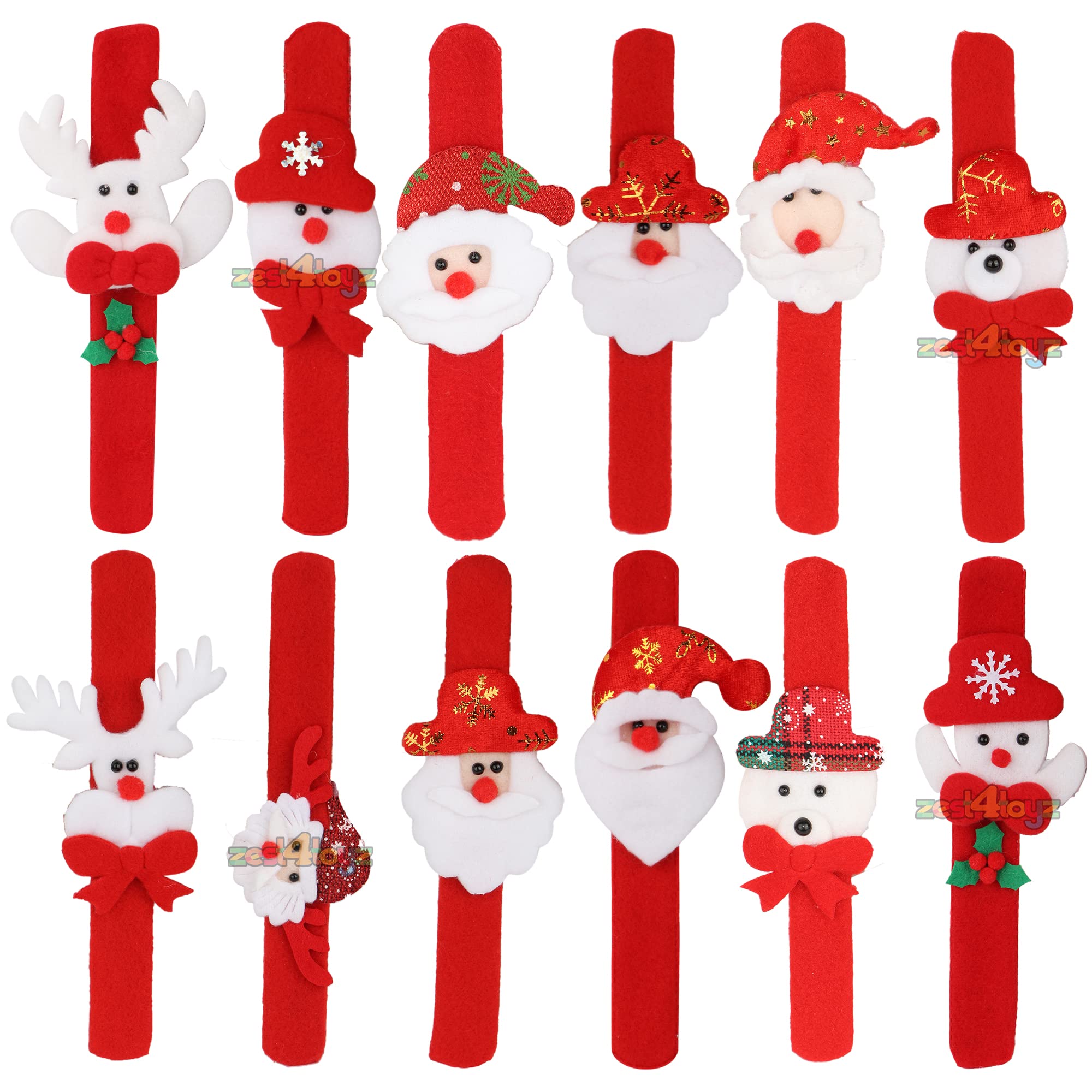 Zest 4 Toyz 6 Pieces Christmas Slap Wristbands Bracelets Xmas Santa Claus Snap Band Wristbands Party Toys Gifts Christmas Party Decorations for Girls and Boys (B0BNDYTB27) Amazon Price History, Amazon Price Tracker