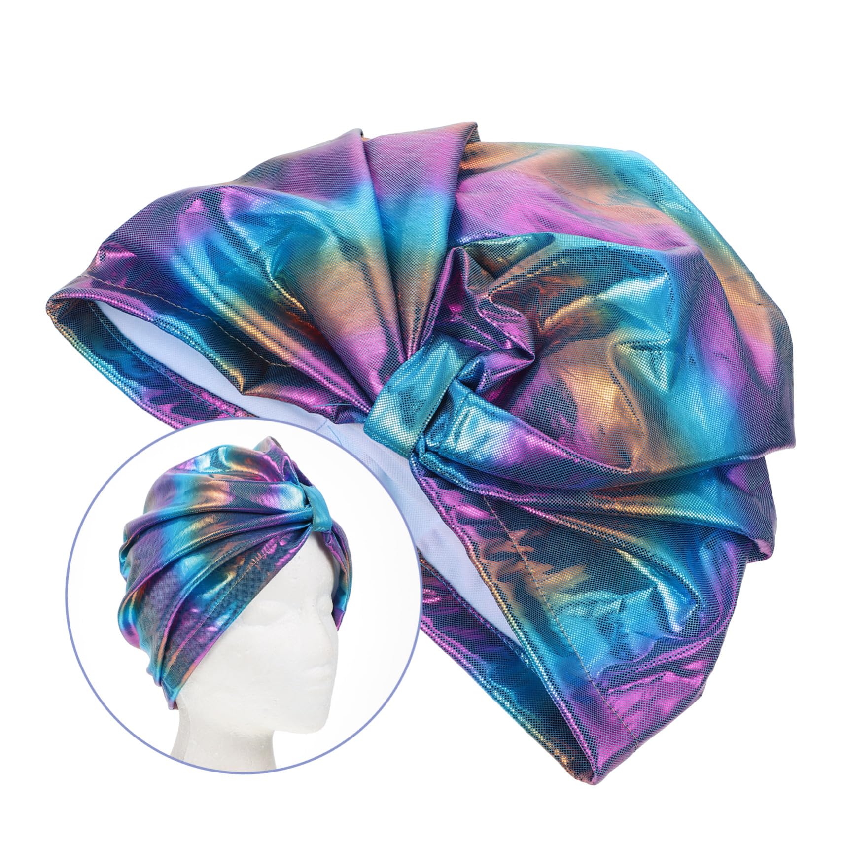 POPETPOP 5 Pièces Bonnet De Bain Gorros De Para Mujer Bonnets De Bain pour Femmes Bonnet De Élastique Protection des Cheveux Bonnet De Bain Bonnets De Réglable Bonnet De