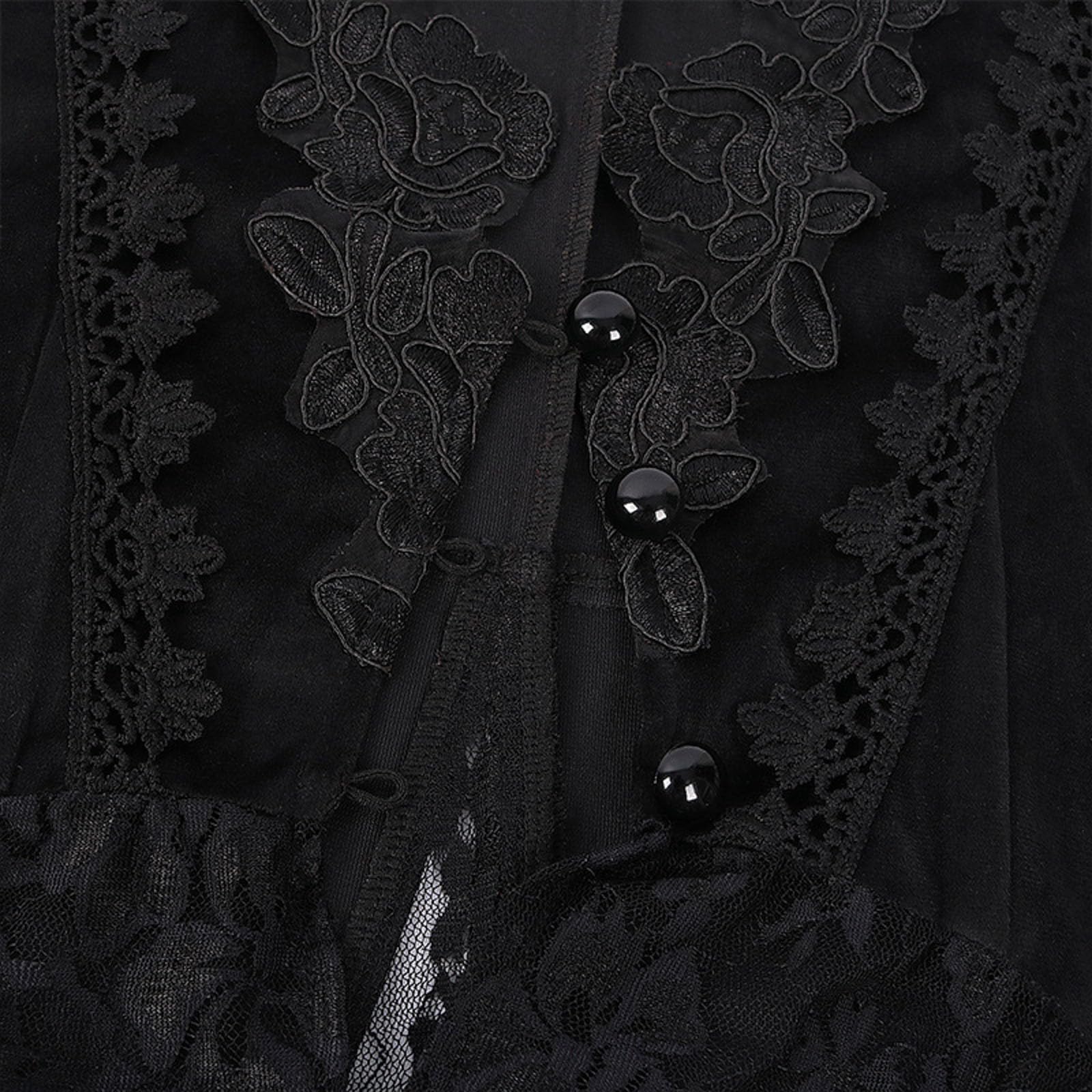 Steampunk Damen Jacke, Gothic Frack Damen Mantel,Punk Gehrock Damen Mittelalter Viktorianischen Mäntel Renaissance Vintage Smoking Klied für Frauen Halloween Kostüm Karneval Party Cosplay Kleidung