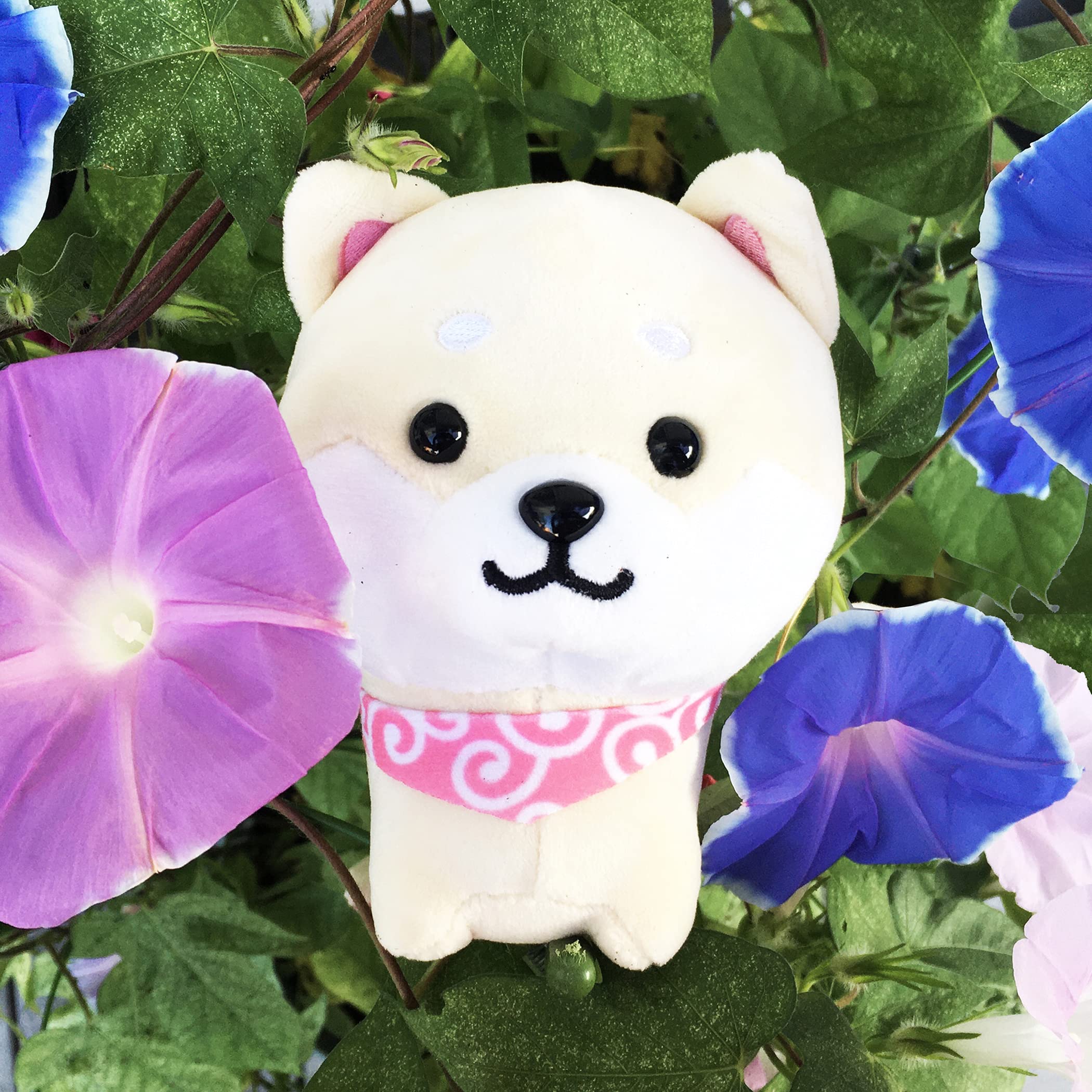 Amazon.co.jp: 旅するマメしば マスコット クッション かわいい