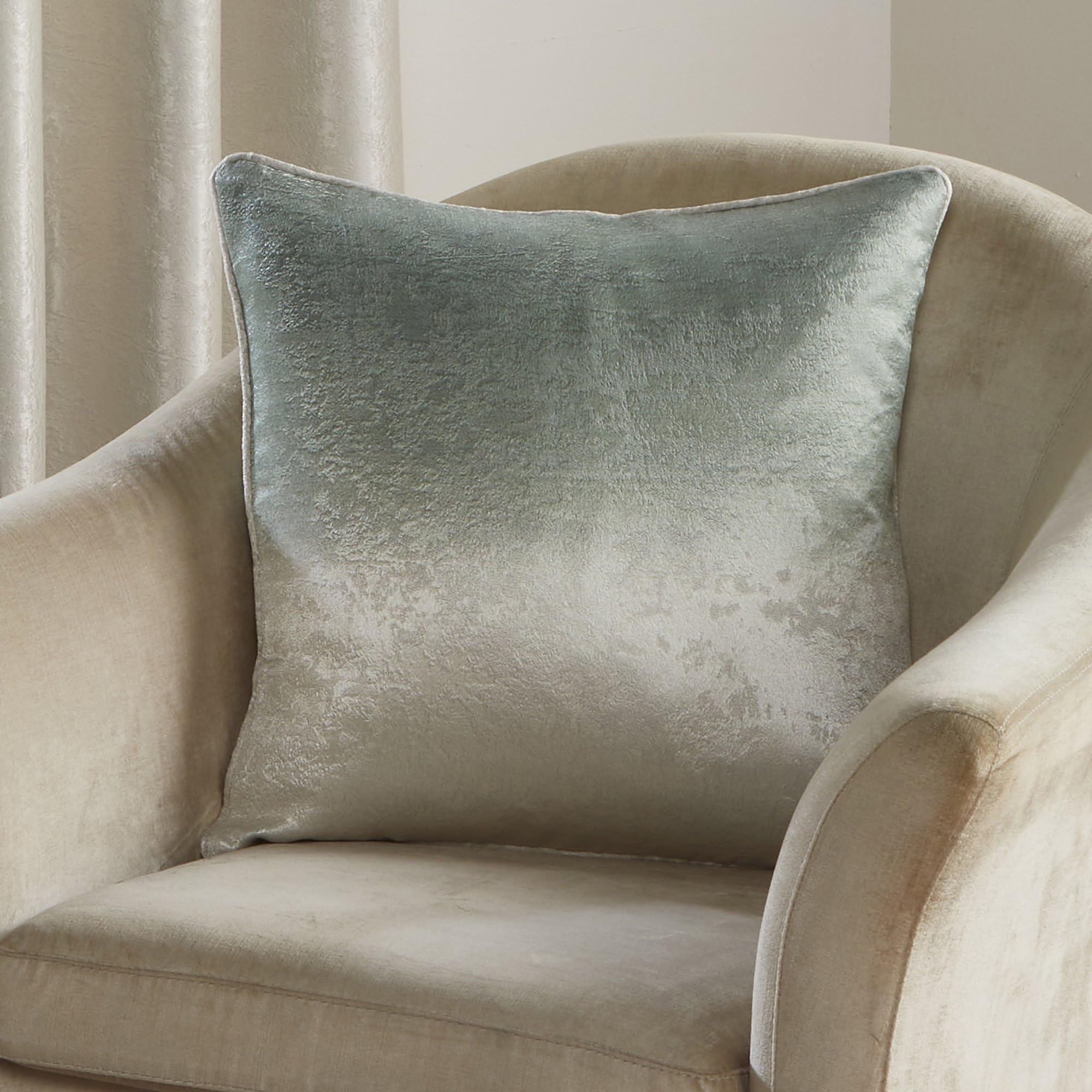 Fusion - Ombre Strata - Cushion Cover - 43 x 43cm in Green