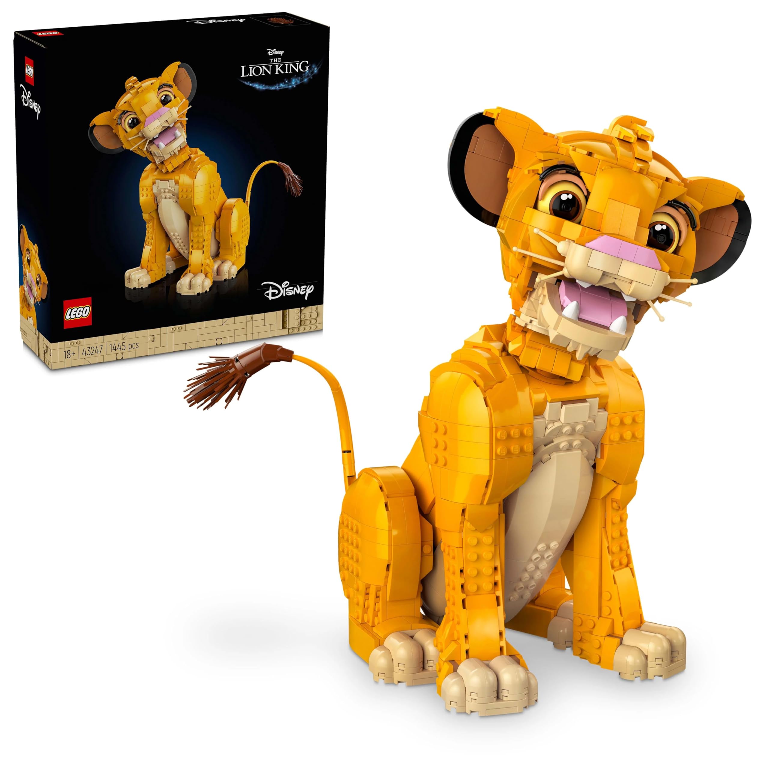 Sponsored Ad - LEGO ǀ Disney Young Simba The Lion King Building Set 43247 Building Blocks for 18+ Gift