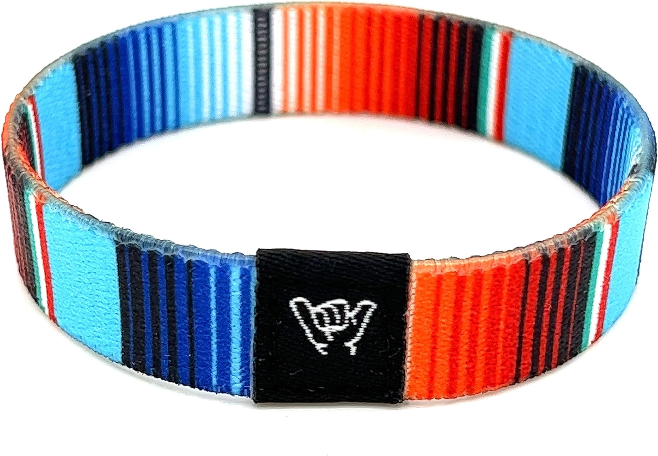 Hang Loose Bands Surfer Beach Bracelet for Men, Women & Teens - Comfy Summer Bracelets - Boho Reversible Wristband - Adjustable Festival Accessories & Friendship Jewelry Bracelet