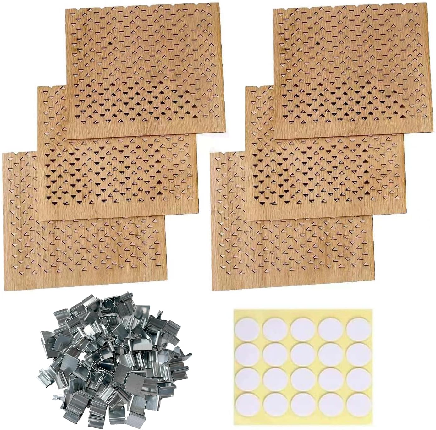 6Pcs 2.75x2.36 Inch Wooden Candle Wicks for DIY Candle Making Craft Wide Wooden Wicks for Candle Making Natural Wood Rectangle Candle Cores for DIY Candles