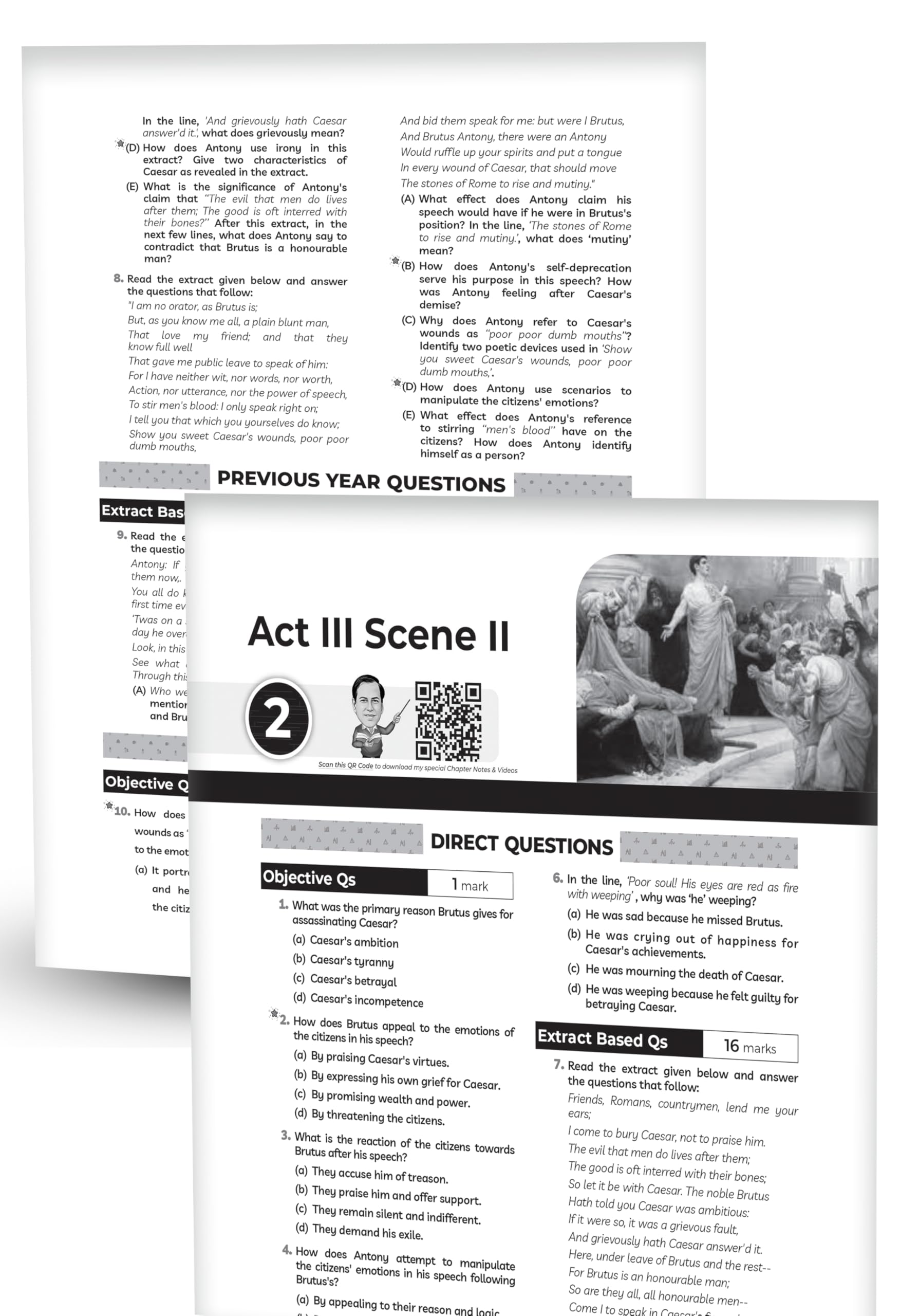 Educart ICSE Class 10 English Literature One Shot Question Bank 2025 for 2024-25 Exam 3