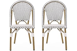Christopher Knight Patio French Bistro Chair Duo