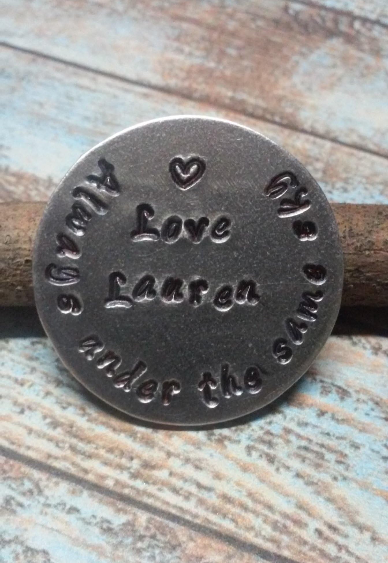 Always under the same sky Challenge coin Personalized