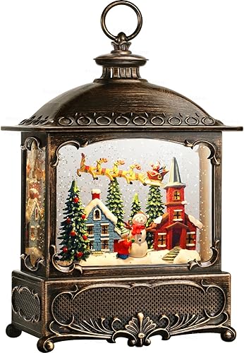 Miniatura 16 de Farol de Globo de Nieve de Otoño Decoraciones de Otoño para el Hogar Acción de Gracias Cosecha de Otoño Decoración de Otoño Globos de Nieve