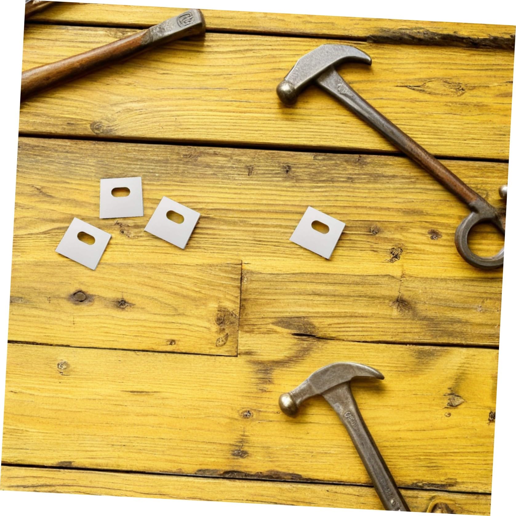 Pestañas de Reparación 60 Piezas PVC Persianas Verticales | Blanco, Adhesivas, Repuesto para Lamas, Kit de Reparación y Fijadores para Persianas de Lamas Verticales