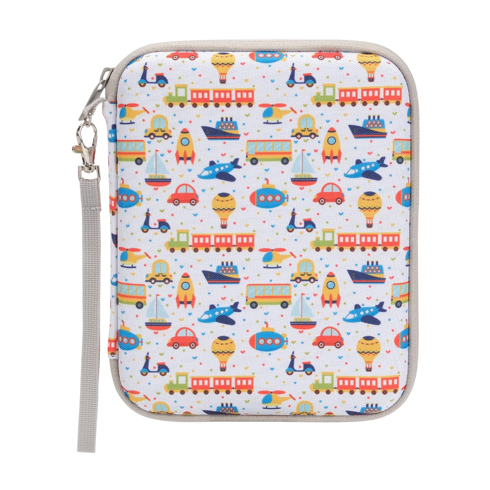 Jeachan Card Case for Yoto cards, Soft Portable Folder with Zipper & 80 Pockets Player & Mini Audiobook Cards, Card Binder Holder with Sleeves for Travel (Vehicle)