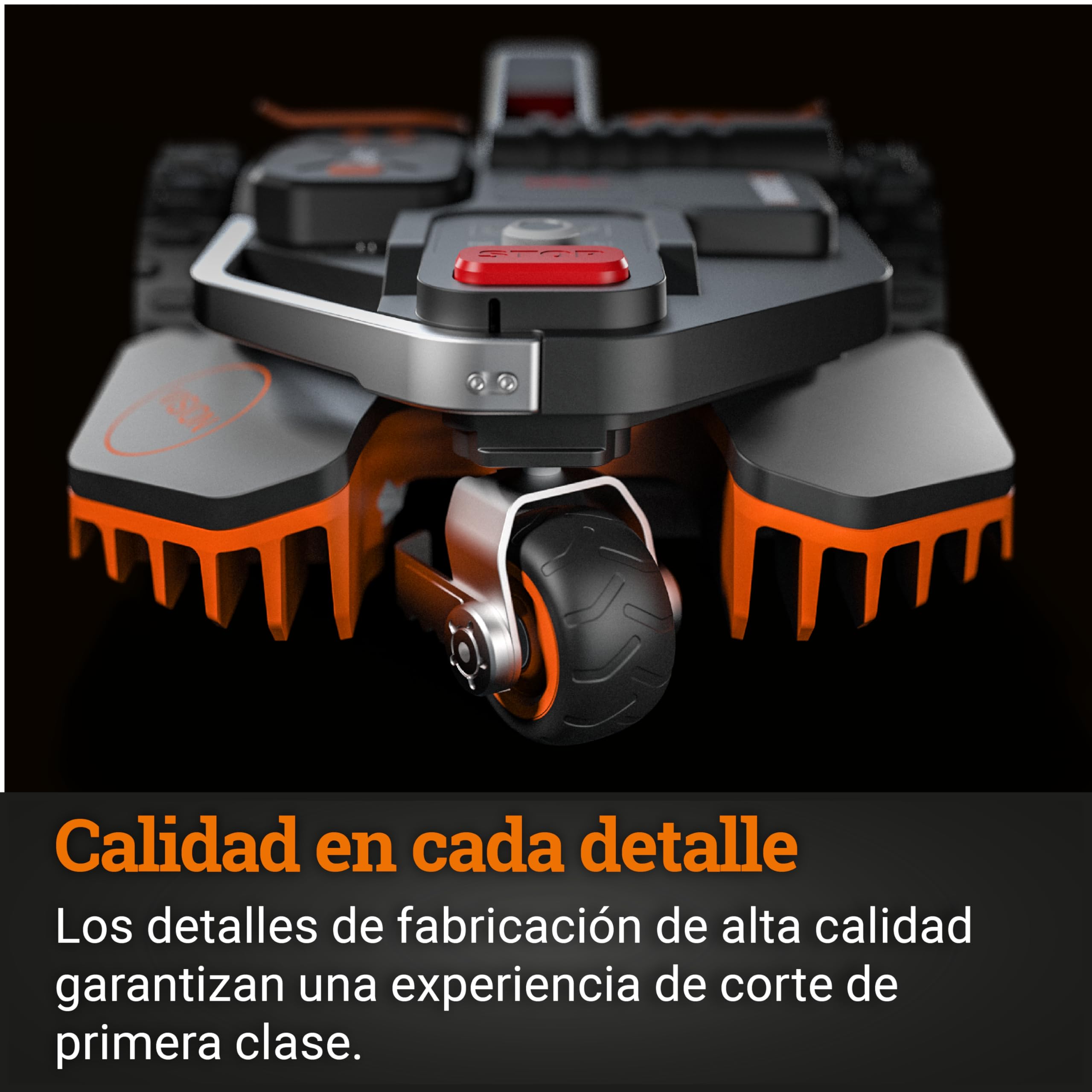 WORX Landroid Vision M600 | Robot cortacésped WR206E | hasta 600 m² | WLAN y Bluetooth | Sin instalación de Cables | Evitación Activa de obstáculos | Control por App | Compatible con PowerShare