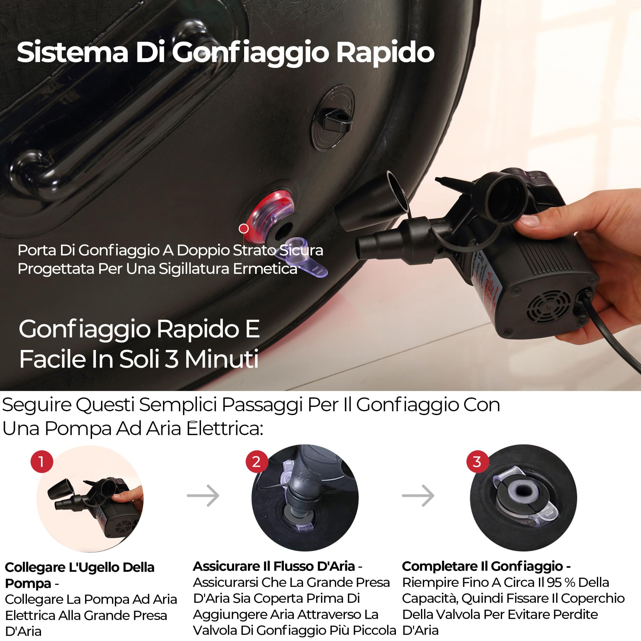 Poltrona per Posizioni Sessuali, Divano Gonfiabile, Sofa Gonfiabile | Kit giochi sessuali di coppia, giochi per adulti sessuali, kit bondage, sex toys di coppia, accessori bdsm, poltrona tantra