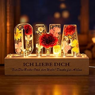 Charfia Geschenke für Oma Geschenk, Muttertagsgeschenk Nachtlicht Geburtstagsgeschenk Geschenk Oma Geburtstag Geschenke Weihnachten Weihnachtensgeschenke