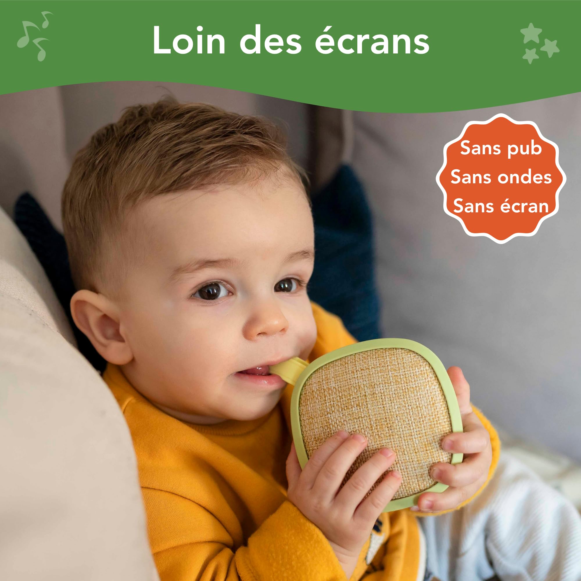 MAIASAURA | Maïa la Boite à Histoires et Musique pour Enfant avec 50 Titres Inclus pour 4H d'écoute | De 0 à 8 ans | Comptines, Berceuses et Histoires | Conteuse Personnalisable avec vos Contenus MP3