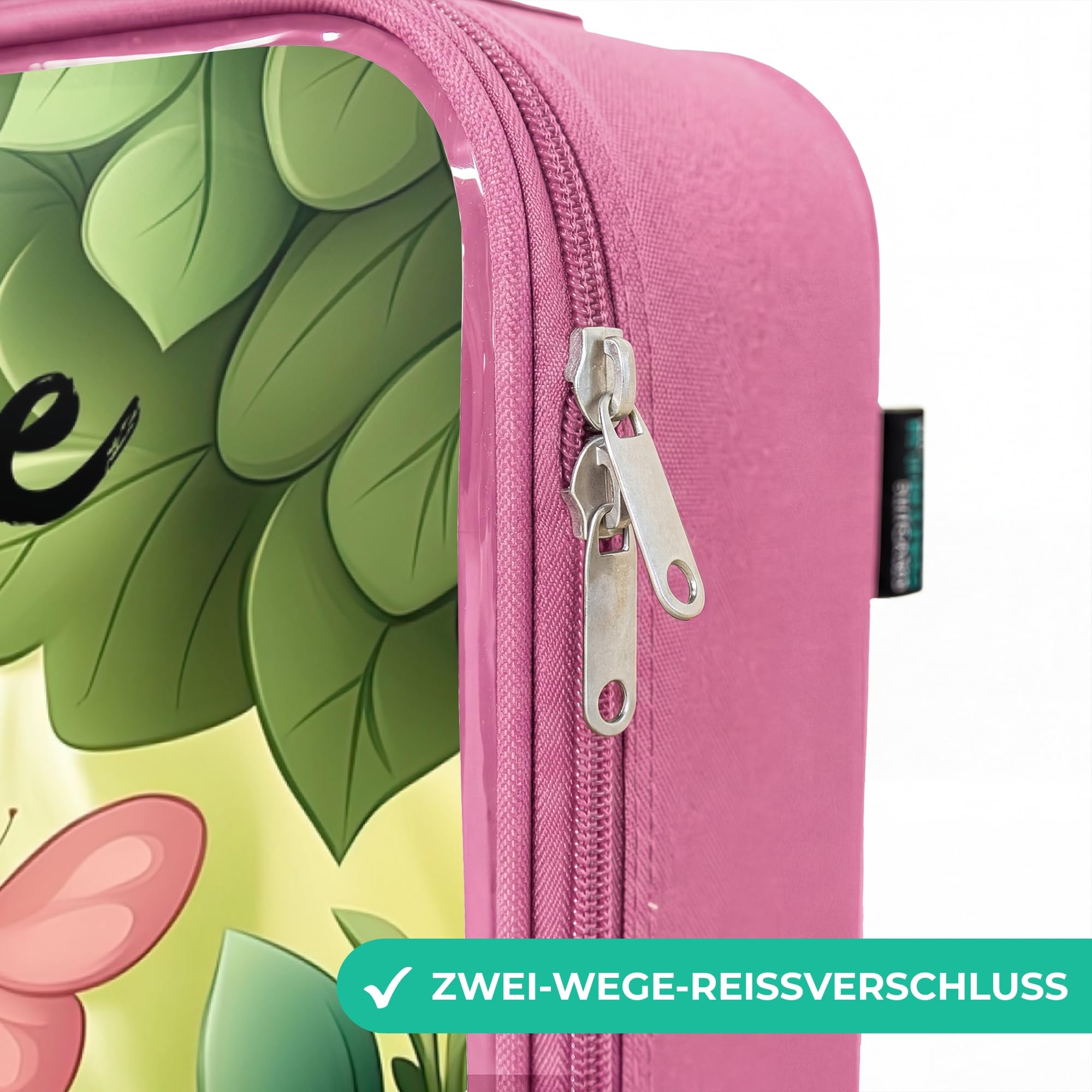 NoBoringSuitcases© Kinderkoffer Rosa Klein Personalisiert mit Name