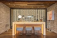 Vista 5 de Ultra Wine Racks Expositor de montaje de piso a techo (1 lado, profundidad individual, negro)