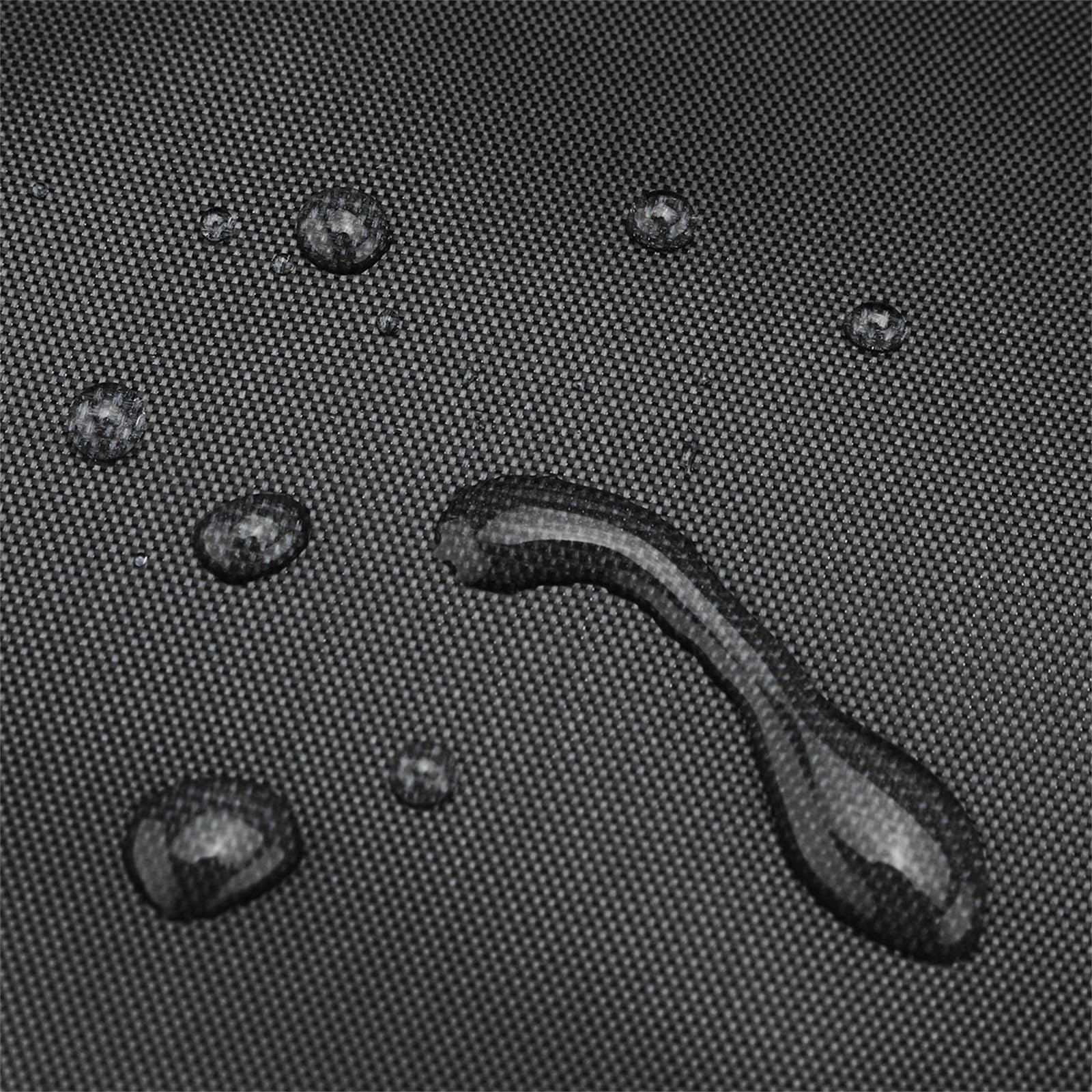 Wasserdichte Outdoor-Tischtennis-Tischtennisplatte, 280 x 150 x 5 cm, Polyester, für Tischtennisplatten, schützt vor Regen, Staub, Sonne (schwarz)