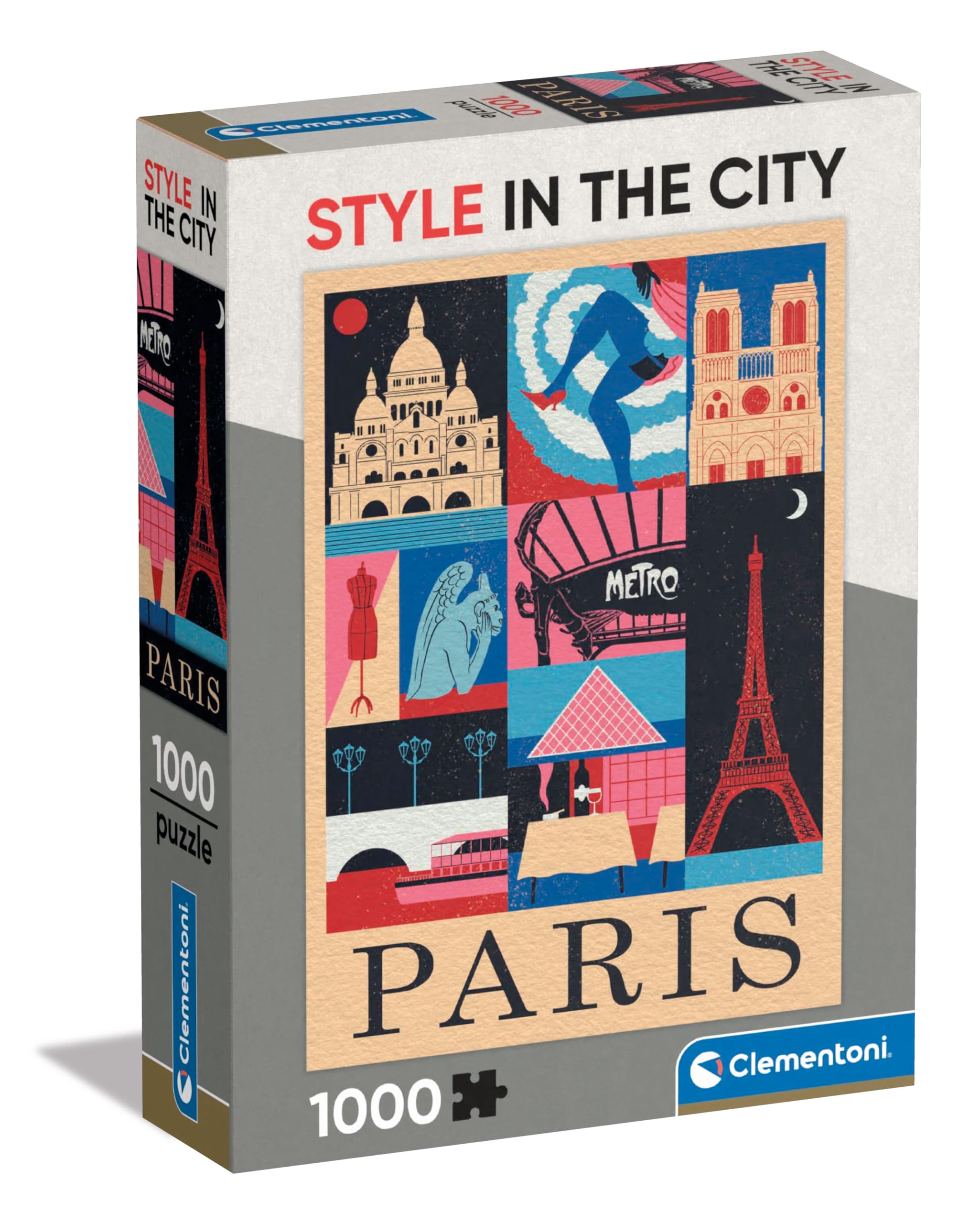 Amazon.com: Clementoni - Style in The City Paris-1000 Pieces, City