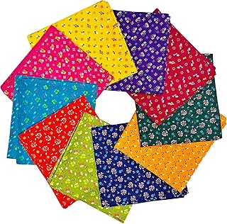 Timatim Printed Blouse Piece Material | Cotton Blouse Material for Women | Women’s Unstitched Blouse Material 1 meter | Gi...