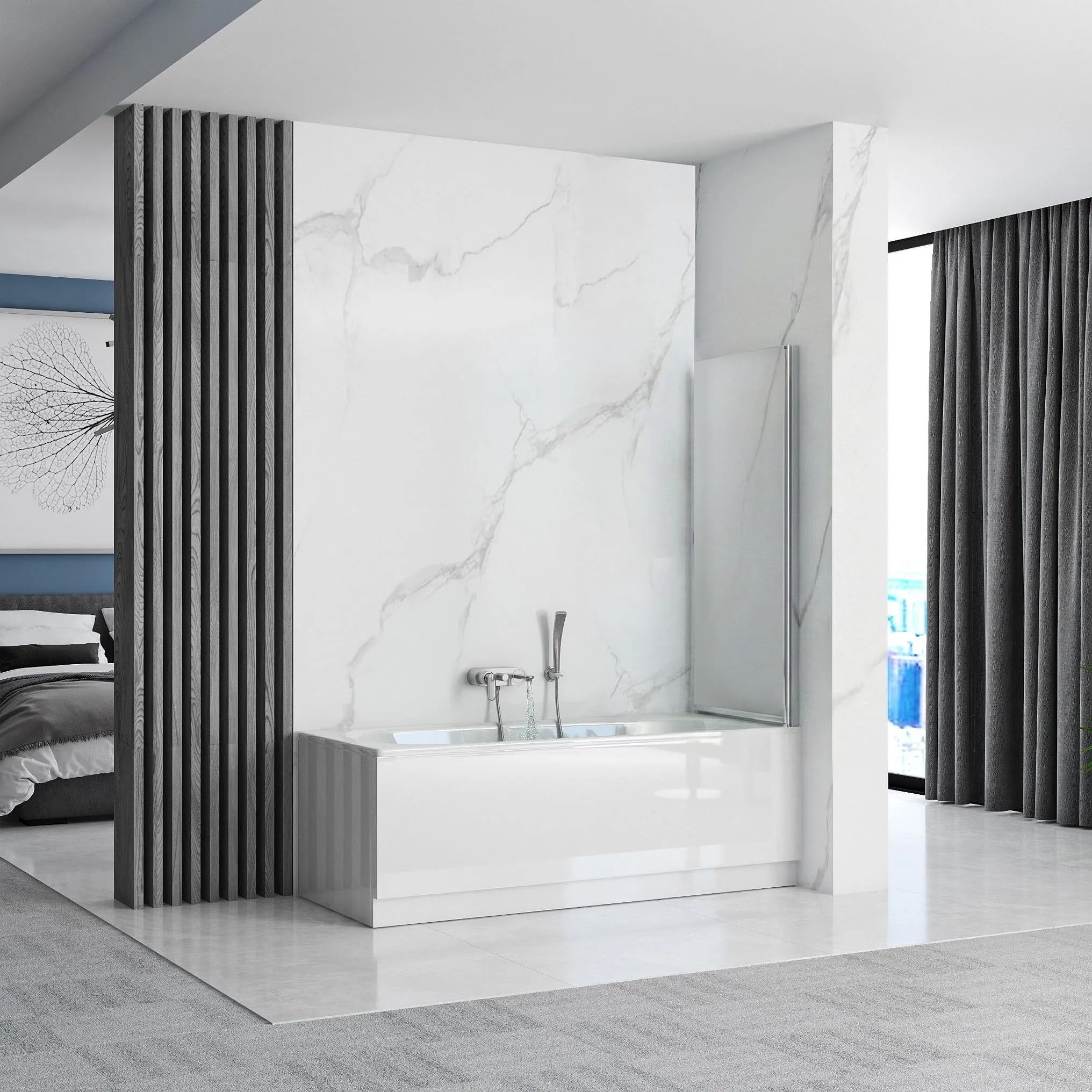 Rea parawan Lagos 70, Chrom, 0,5x70x140cm