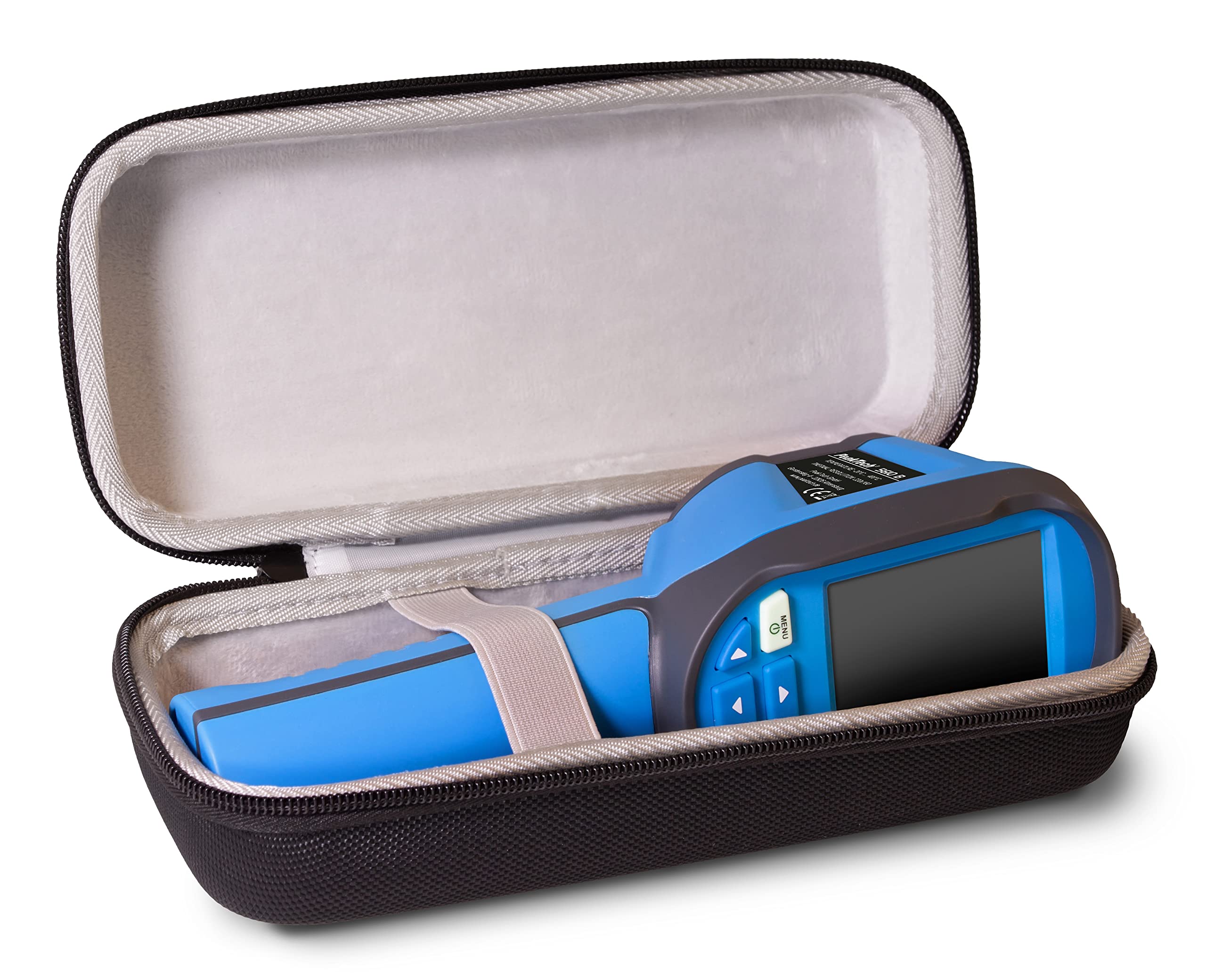 PeakTech Kamera termowizyjna na podczerwień 5610 B od -20°C do 400°C z 220 x 160 pikseli, 2,8-calowy kolorowy wyświetlacz LCD, termometr na podczerwień, w tym nagrywanie wideo i zdjęcia, z USB i oprogramowaniem do analizy termograficznej