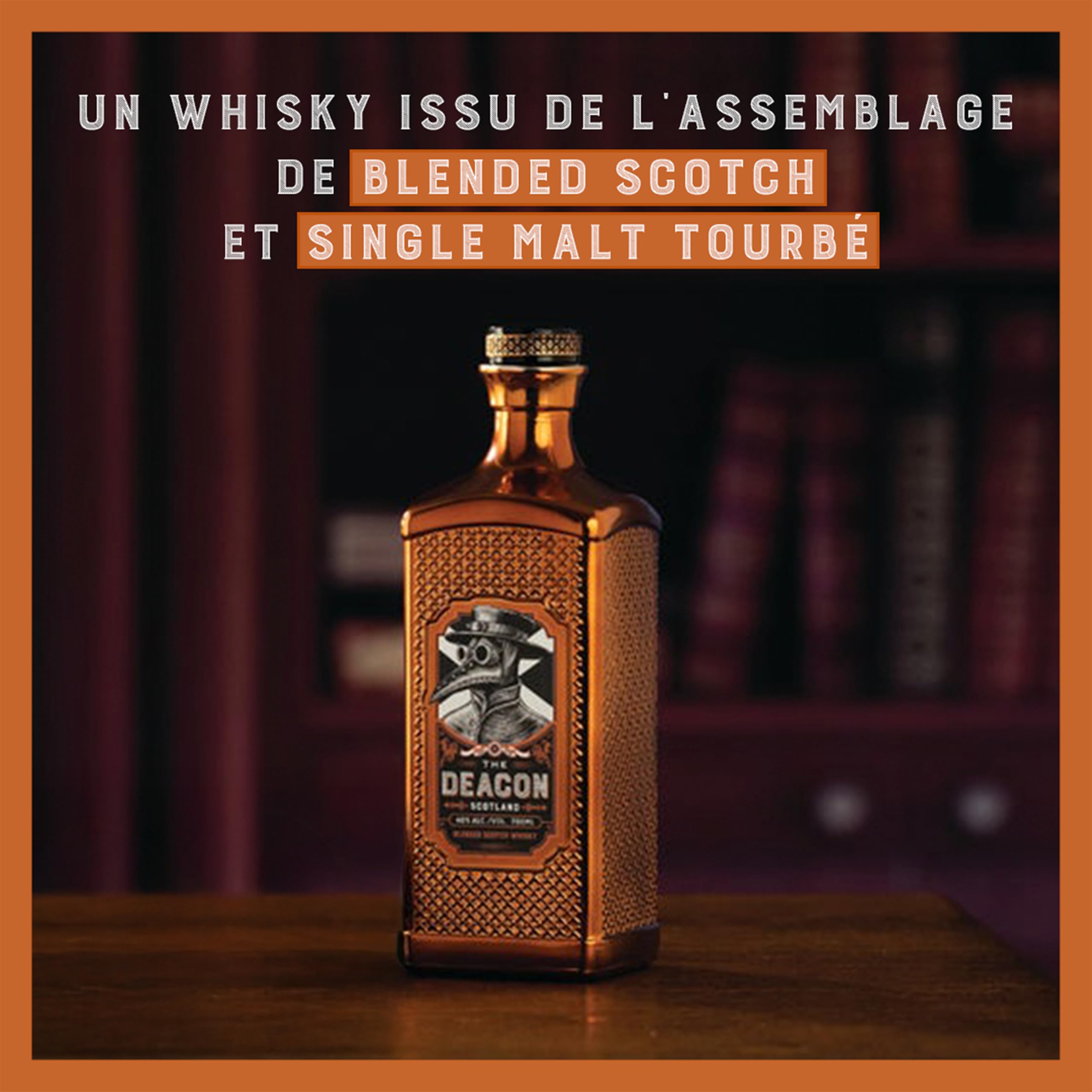 THE DEACON Whisky Ecossais Tourbé - 40%, 70cl