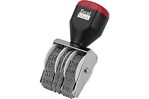 ExcelMark Premium Self-Inking Date Stamp