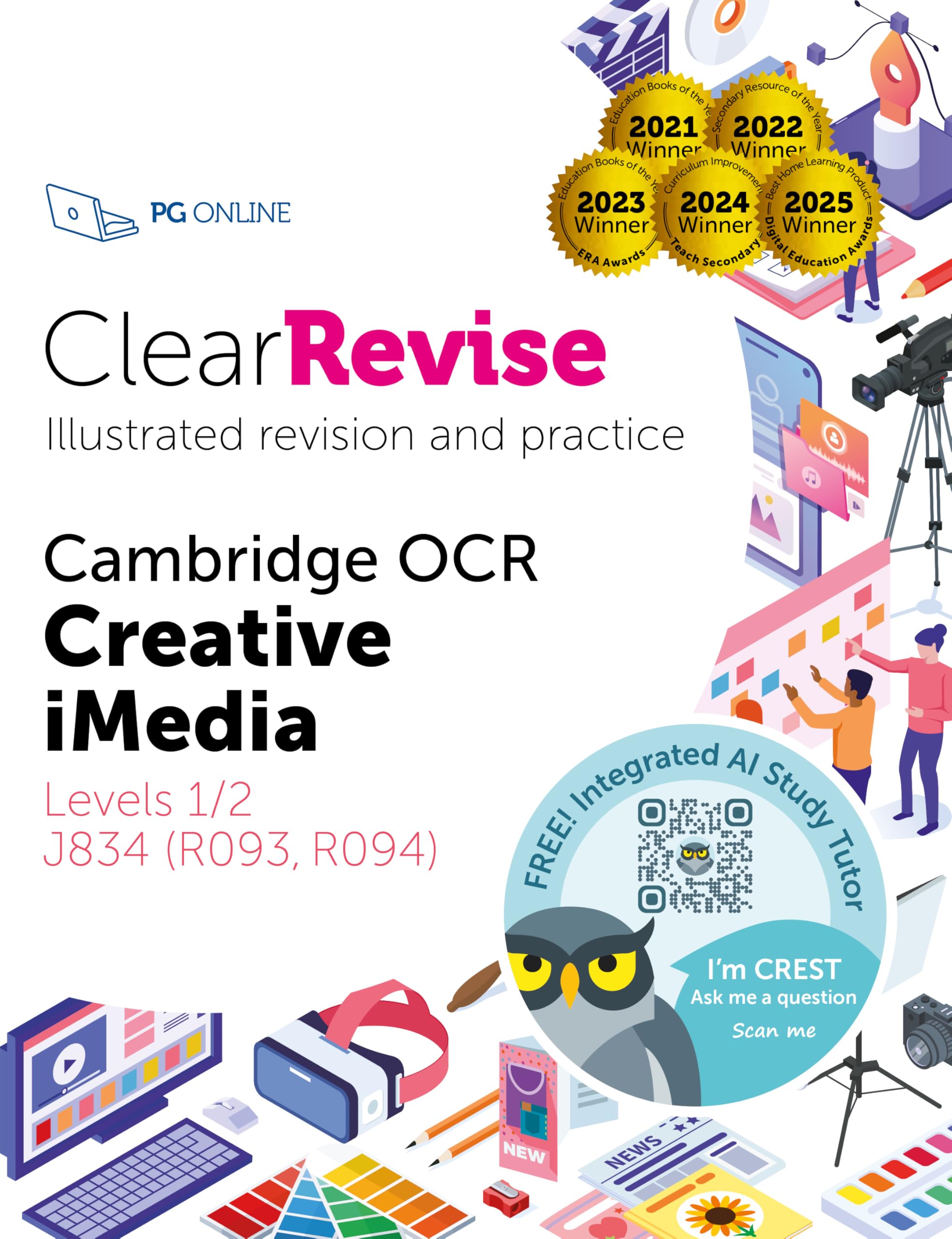 ClearRevise OCR Creative iMedia Levels 1/2 J834