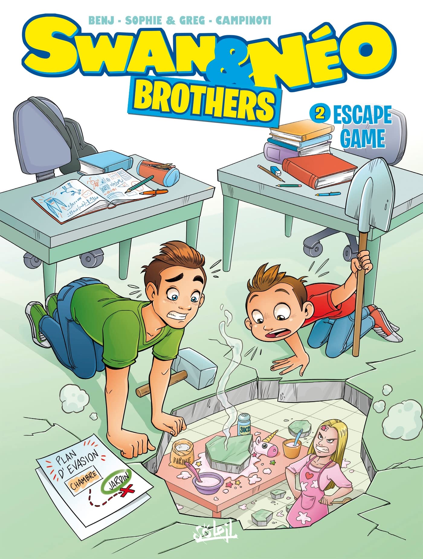 Swan et Néo - Brothers T02 - Escape game (2): Les Méandres du temps
